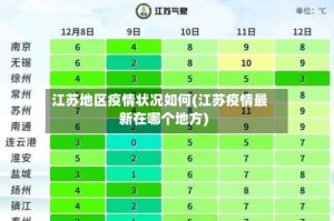 江苏地区疫情状况如何(江苏疫情最新在哪个地方)