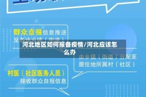 河北地区如何报备疫情/河北应该怎么办