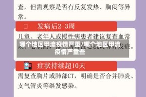哪个地区甲流疫情严重/哪个地区甲流疫情严重些